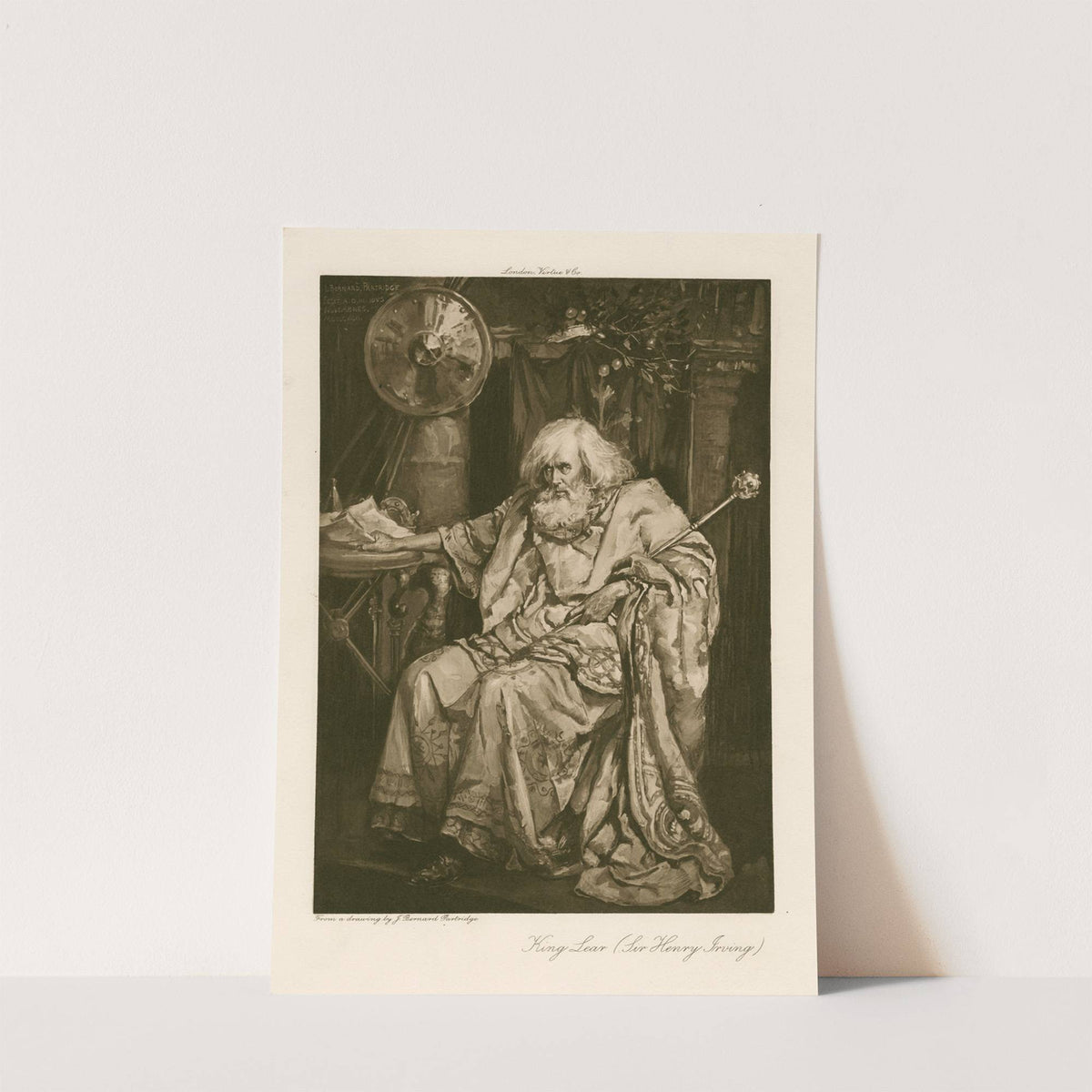 King Lear (Sir Henry Irving) by Bernard Partridge
