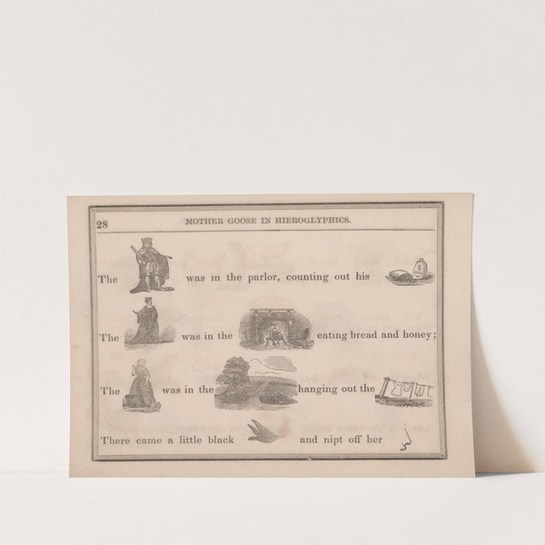 King, Money, Queen, Kitchen, Maid, Garden, Clothes, Bird, Nose (1855) by Sherman &amp; Co.
