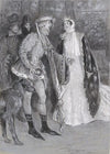 King Richard II, Mr. Tree as Richard and Lily Brayton as the queen, the opening scene at his Majesty’s Theatre (1903)
