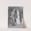 King Richard II, Mr. Tree as Richard and Lily Brayton as the queen, the opening scene at his Majesty’s Theatre (1903) by Percy Frederick Seaton Spence