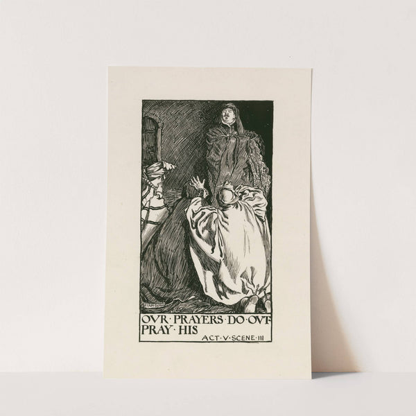 King Richard II; Our prayers do out pray his Act V Scene III (1900) by Byam Shaw