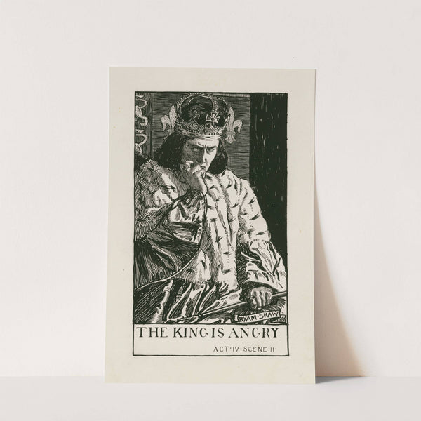 King Richard III; The King is angry Act IV Scene II (1900) by Byam Shaw