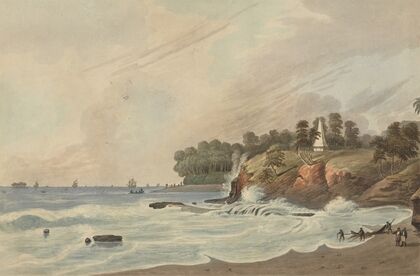 King’s Cliff and Rat Island, Fort Marlborough, Benkulen, Sumatra, 1799