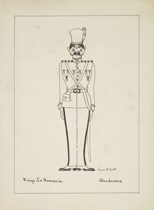 Kings in Nomania: Gendarme miliitary uniform (1934-1943)