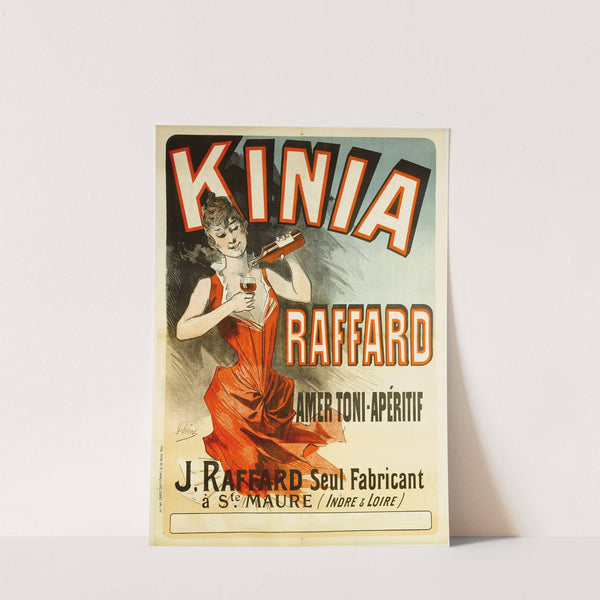 Kinia Raffard,Amer Toni-Aperitif (1888) by Jules Chéret