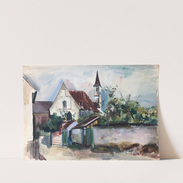 Kirche bei Landsberg am Lech by Otto Geigenberger