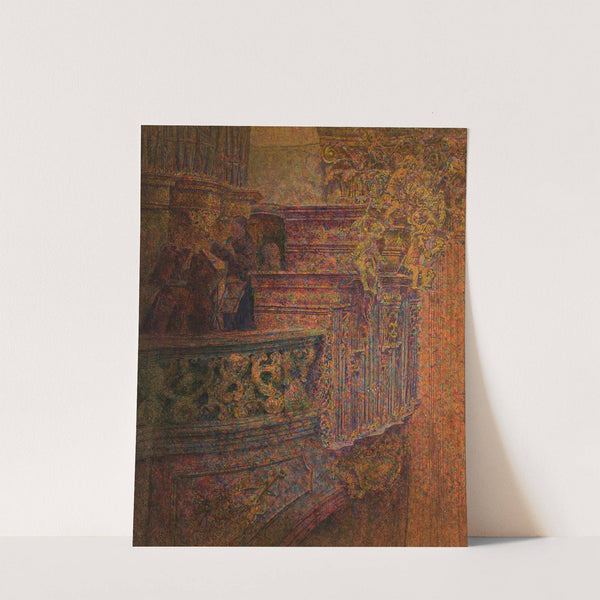 Kirche im Stift Melk (1907) by Leopold Blauensteiner