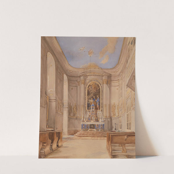 Kircheninneres (1861) by Franz Alt