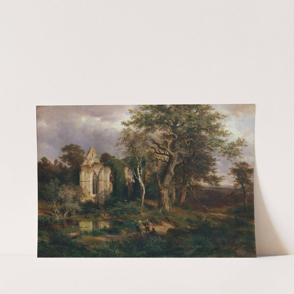 Kirchenruine by Ludwig Halauska