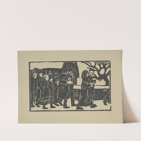 Kirchgang (1904) by Albert Haueisen