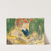 Kirchner und Dodo im Café (Dresden) (1906) by Ernst Ludwig Kirchner