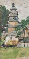 Kirchturm in Zbyszyce (1917)