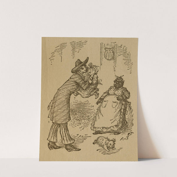 Kissing Baby M’Kee (1890) by Thomas Nast