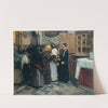 Kissing The Relic by Joaquín Sorolla