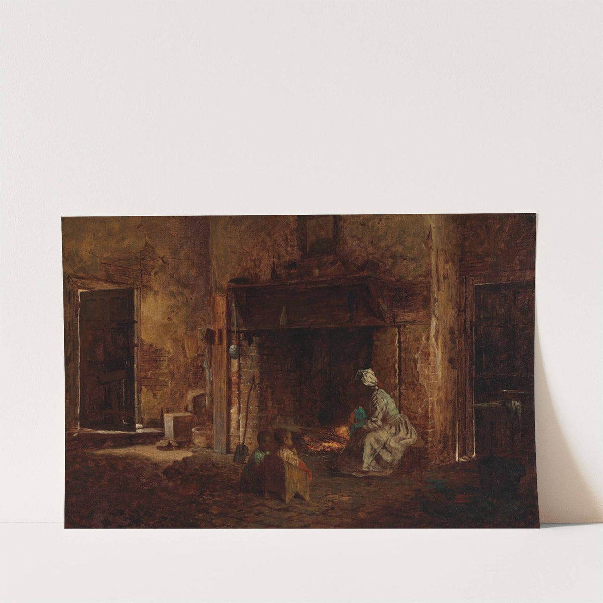 Kitchen at Mount Vernon (1857) by Eastman Johnson