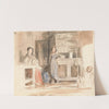 Kitchen Scene; Dunkerrin, September 1835 by Sir David Wilkie