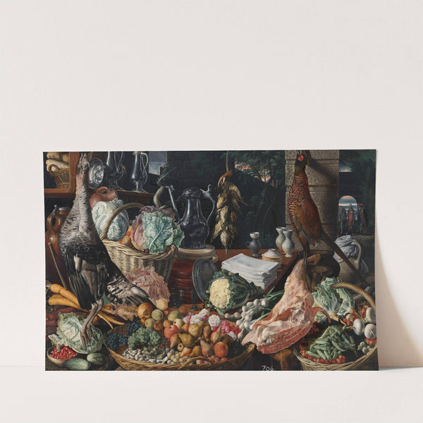 Kitchen Scene with Christ at Emmaus by Joachim Beuckelaer