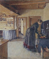 Kitchen, with the artist’s Wife
