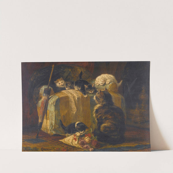 Kittens At Play by Henriëtte Ronner-Knip