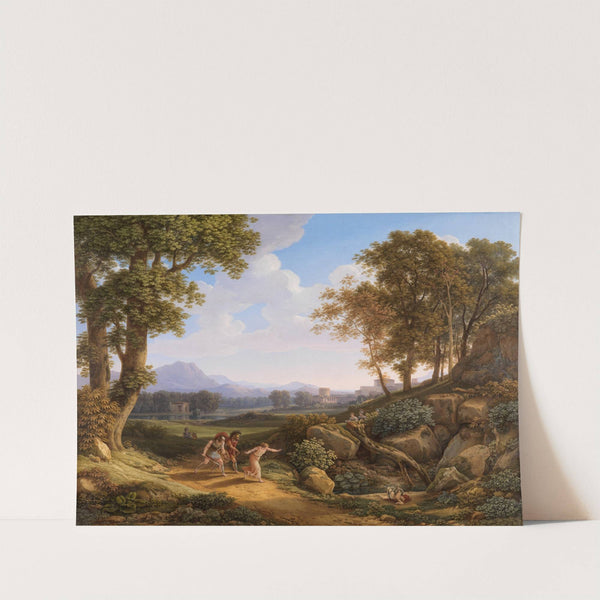 Klassische Landschaft mit Archemoros und Hypsipyle by Johann Christian Reinhart