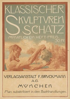 Klassischer Skulpturen Schatz. Verlagsanstalt F. Bruckmann (1896)