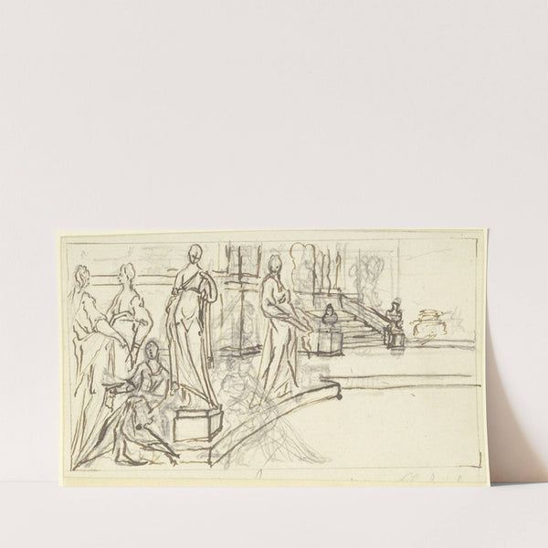Kleidung der römischen Frauen (1748) by Paul Egell
