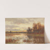 Kleine Moorlandschaft in der Dämmerung (Ca. 189) by Marie Egner