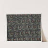 Kleisterpapier (mit Pfauenfedermotiven) (1890 - 1910) by Anker Kyster
