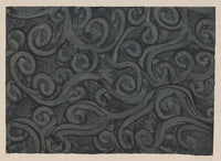 Kleisterpapier mit Verdrängungsdekor (Spiralen) (1898)