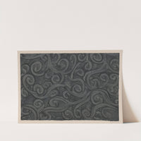 Kleisterpapier mit Verdrängungsdekor (Spiralen) (1898) by Thorvald Bindesböll