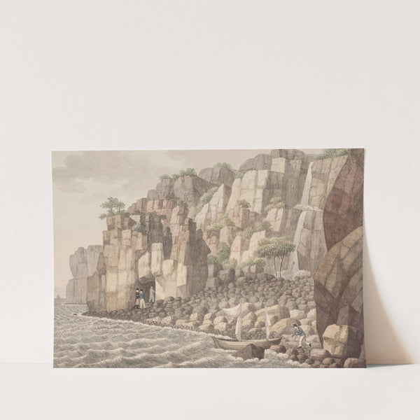 Klippen kaldet Jons Kirken i Ruths Sogn på Bornholm by Søren L. Lange