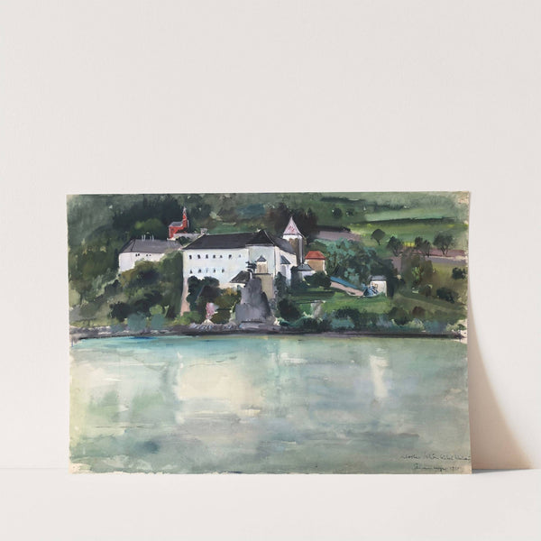 Kloster Schönbühel an der Donau in der Wachau by Otto Geigenberger