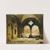 Klosterruine im Winter by Carl Georg Adolph Hasenpflug