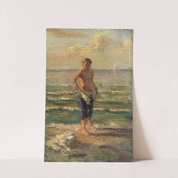 Knabe am See (1911) by Christian Landenberger