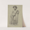 Knabenakt, ganze Figur von vorne (1856) by Johann Heinrich Hasselhorst