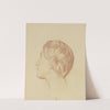 Knabenkopf im Profil nach links by Bernhard von Neher the younger