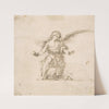 Kneeling Angel With Hands Outstretched by Pedro Duque y Cornejo