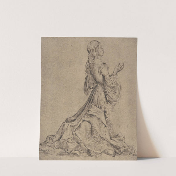 Kneeling Female Figure by Master MZ