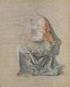 Kneeling Female Figure Holding a Child