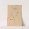 Kneeling Female Nude (1911) by Egon Schiele