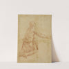 Kneeling Figure from the Back by Andrea Boscoli