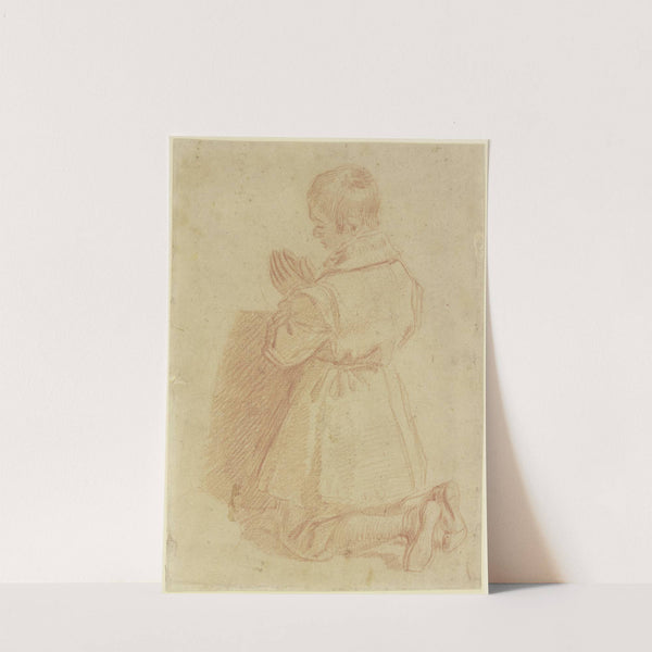 Kneeling, praying boy by Santi Di Tito