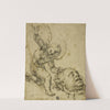 Kneeling Putto Holding a Head by Bartolomeo Passarotti