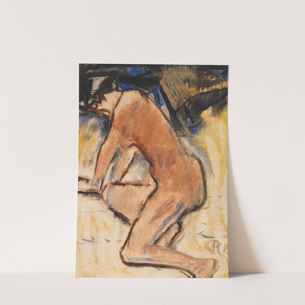 Kniender Akt (1916) by Christian Rohlfs