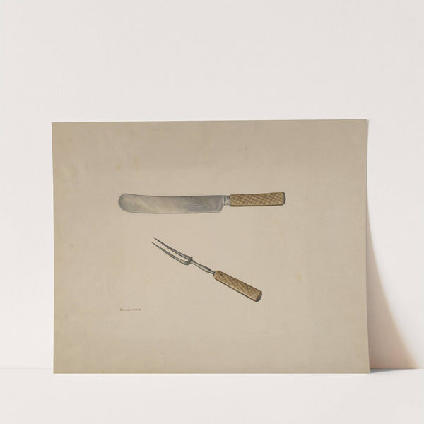 Knife and Fork by Stanley Mazur