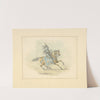 Knight in armor with mace, mounted on horse (1820-1830) by Henry Thomas Alken