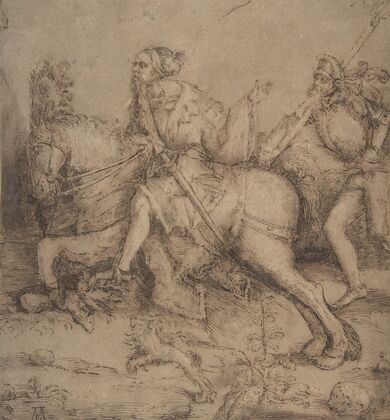 Knight on Horseback and Landsknecht (1485–1528)