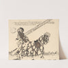 Knight on horseback, facing right (1817) by Theobald Senefelder