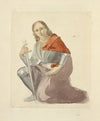 Knight with sword kneeling