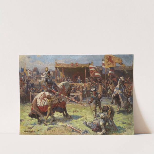Knight’s tournament (1912) by Zygmunt Ajdukiewicz